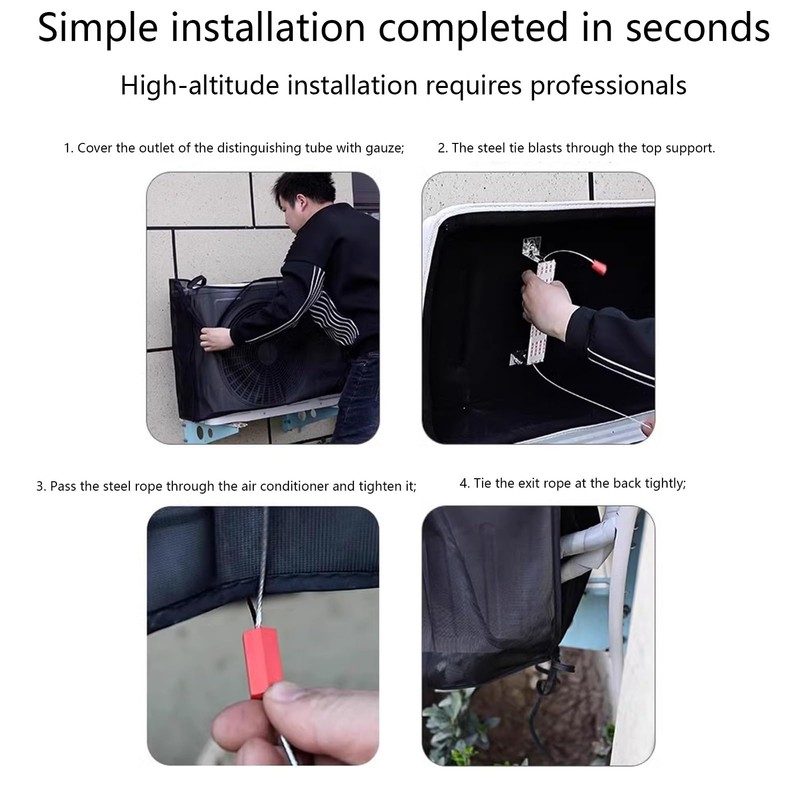 air conditioner coverDust-Proof Waterproof Heat Pump Unit Cover ac coverWith