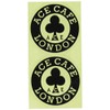 【純正ステッカー】ACE CAFÉ LONDON デカール・サークル・BK・50Φx2枚入り ACE-N015DE-BK