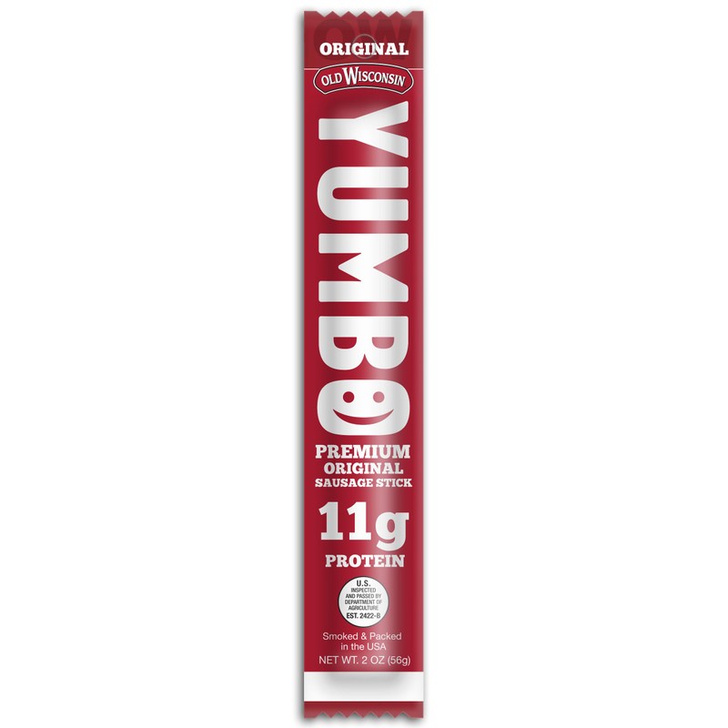 Old Wisconsin Yumbo Summer Sausage Snack Sticks, Ready to Eat,