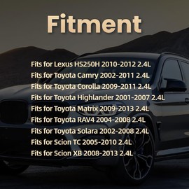 ZAZFE Engine Timing chain kit Water Oil pump Fit For Toyota Camry Highlander Rav4 Matrix Corolla 2002-2011 Scion TC XB 2008-2015 Lexus HS250H 2.4L 2010-2012