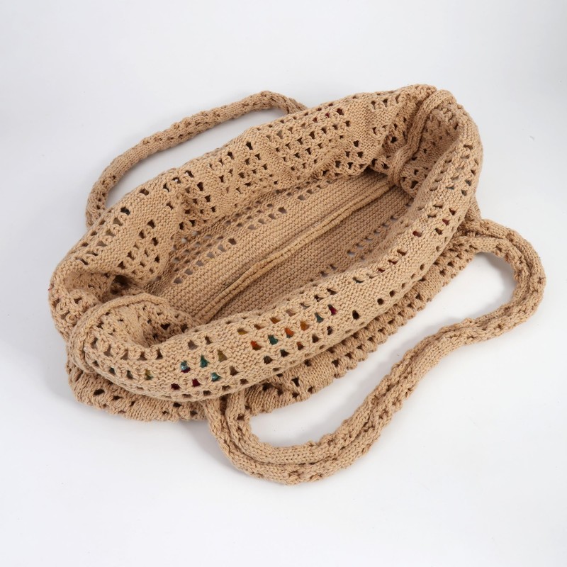 CHIC DIARY Knitted Bag Women's Boho Beach Bag Large Summer