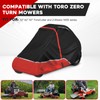 490-7516 Zero Turn Riding Lawn Mower Cover Compatible with Toro