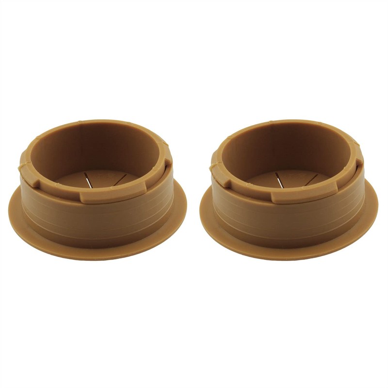 HJGarden 2PCS 50mm Flexible Wire Rubber Grommets, Desk Grommet, Cable
