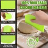 SCHVUBENR Dough Scraper Set with 2 Flexible Bowl Scrapers -