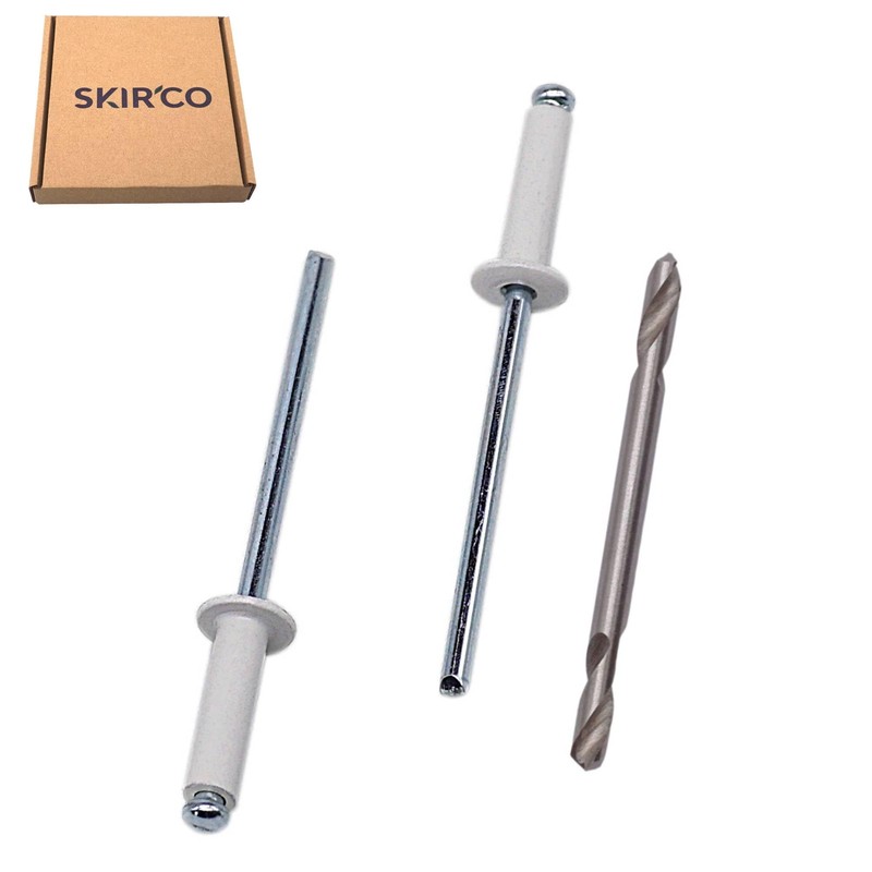 SKIR'CO Pack of 100 Painted Blind Rivets 3.2 x 12