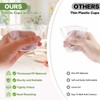 50Set 8OZ Plastic Cups with Lids,Dessert Cups with Spoon,Clear Pudding
