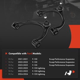 A-Premium 2 x Front Upper Control Arms, with Ball Joint & Bushing, Compatible with Ford F-150 F150 2021-2023, F-150 Lightning 2022-2024