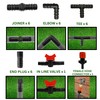 MYPURECORE 26-Pc Ultimate Garden Irrigation Kit: 13mm (1/2) Pipe Connectors,