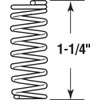 Prime-Line SP 9708 Compression Spring, Spring Steel Construction, Nickel-Plated Finish,