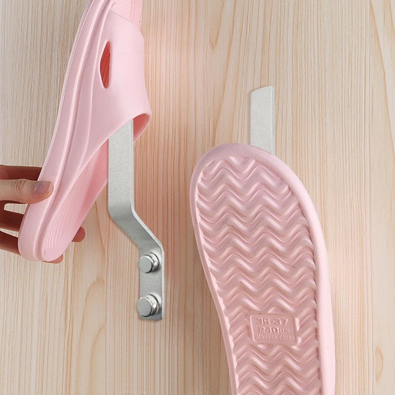 Rddconkit 4 Pcs Aluminum Shoes Hooks, Door Wall Mounted Shoes