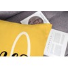 4TH Emotion Hello Sunshine Pillow Cover Farmhouse Yellow Lumbar Pillow