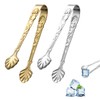 Sugar Tongs, 2 Pcs Ice Tongs, Stainless Steel Thickened Mini