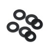 FEEIMOL Plastic Flat Washers Black Nylon Washers M3 x 12