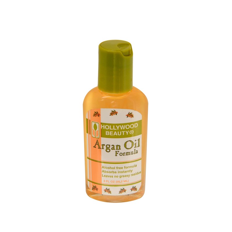 Hollywood Beauty oil, argan, formula, Gray, 2 Fl Oz