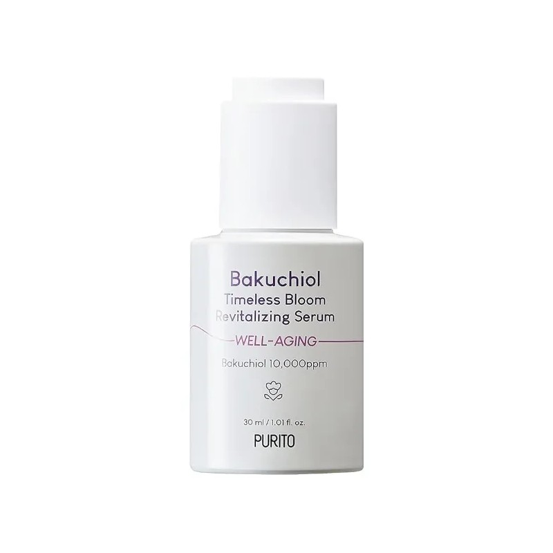 Purito Bakuchiol Timeless Bloom Sérum Revitalizante 30 ml K-Beauty Noche