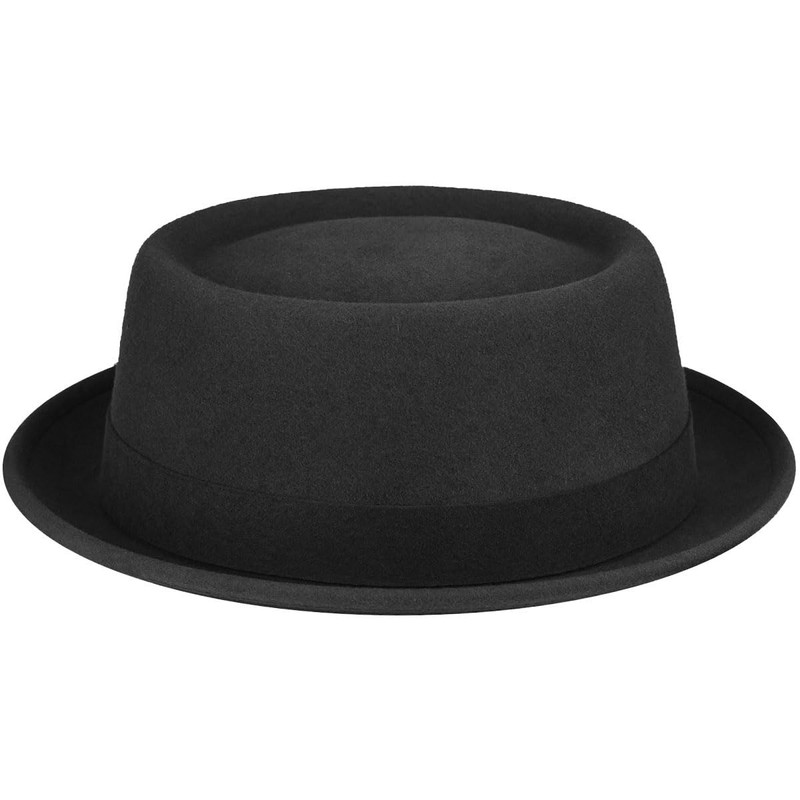 Kangol LiteFelt® Pork Pie - Black/S Black, Small