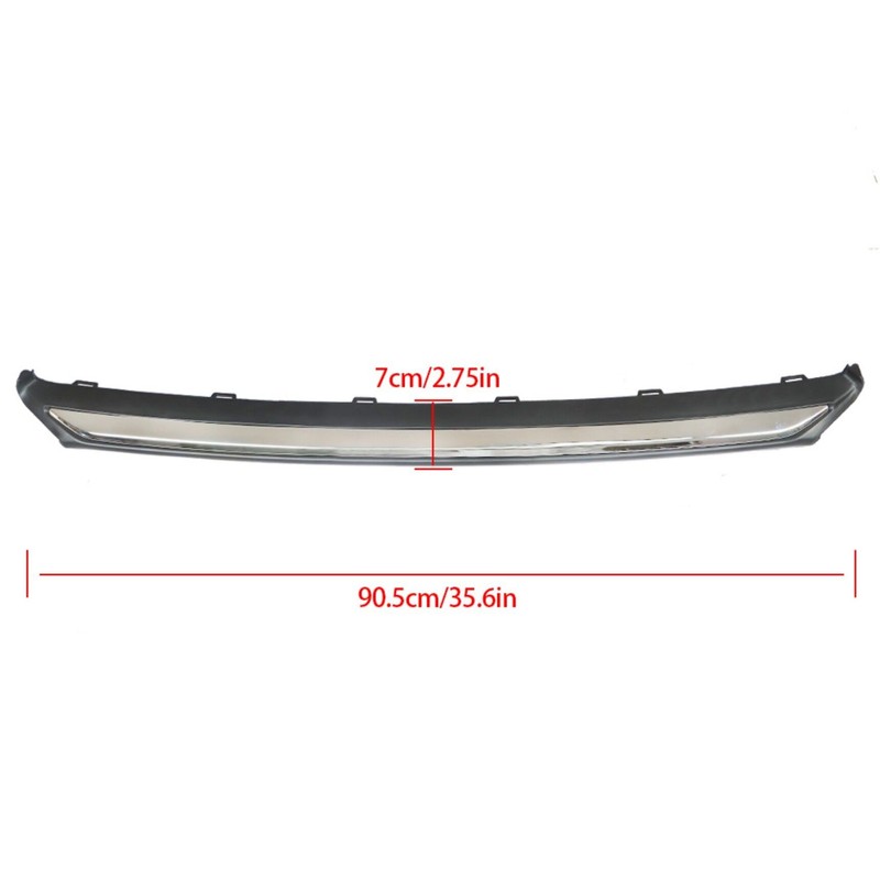 RainMan S Chrome Front Lower Bumper Trim Replacement for Accord