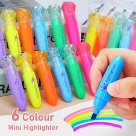KOSTACHI Mini Highlighter Party Bag Children's Birthday Party 6/7/8/9/10 Years, Suitable for Children's Birthday Party Favours & Give Aways Children's Birthday (Pack of 30)