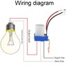 DKARDU 2 pcs AC DC 12V 10A Auto on Off