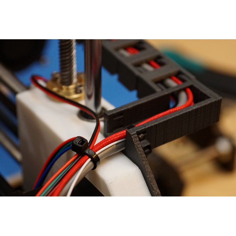 Cable Ties,200mm x 4.5mm,100 Pack,Black,Self Locking Zip Ties