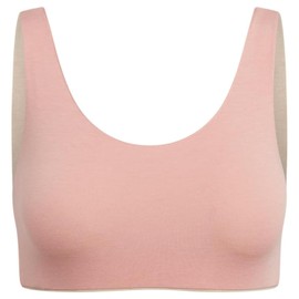 Bleuet Aster Tank Bra – Organic Cotton Reversible First Bra for Tweens & Teens | Seamless, Ultra Soft, Wide Band, Tag-Free Comfort, No Elastic Straps