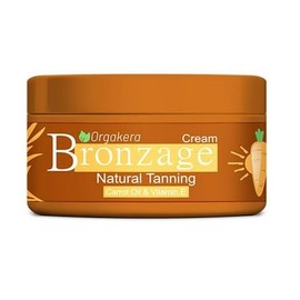 Orgakera® Cremebronzage [150g] – Bräunungscreme für eine strahlende, goldene Haut – Mit natürlichen Ölen & Vitaminen – Feuchtigkeitsspendend & pflegend für alle Hauttypen