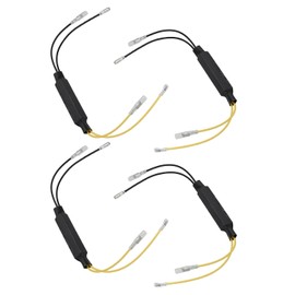 Pack of 4 12 V/21 W LED Motorcycle Load Resistors Motorcycle Indicator Resistors Cable Motorcycle Indicator LED Indicator, Charging Resistor Indicator Fix Error, Flashing Light Decoder