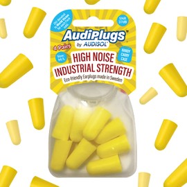 Audiplugs High Noise Industrial Strength Earplugs