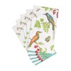 Caspari Jeweled Birds Paper Guest Towel Napkins in Ivory, 15