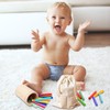 LETTERASHQP Colour Sorting Toy Sorting Game from 1 Year Wooden