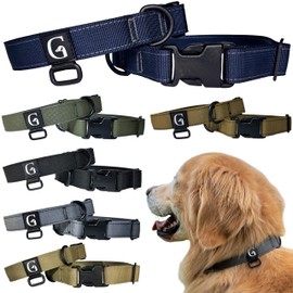GOOSEMAN’S Gear - Dog Collar Medium and Large Breed - Made in Canada - Military Grade Buckle (Collier Pour Chien) (Coyote Brown, X-Large)