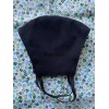 Face Mask Triple Layer Handmade Washable Cloth Solid Color Black