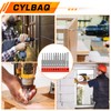 CYLBAQ Set of 12 Triangle Screwdriver Bits 50 mm Hex