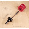 RUKO 106209 Bi-Metal Hole Saw Arbor, A6, Fits Hole Saws
