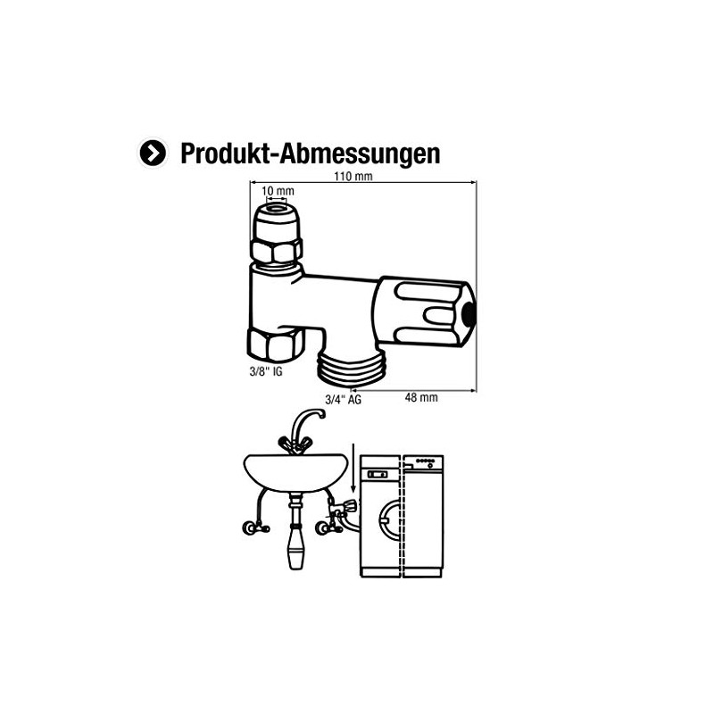 CORNAT TEC304901 Angle Valve Eckfix Chrome