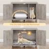 Shintenchi Cat Littler Box Enclosure, Litter Box Furniture Hidden with