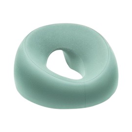 Mineup Massage-Gesichtswiegenkissen, U-Förmiges Massage Kopfstütze, Massagekissen Kopf Loch, Kopfstütze Für Das Bett aus memorys-Schaum für Spa Salon Bett, Hellgrau, Grün