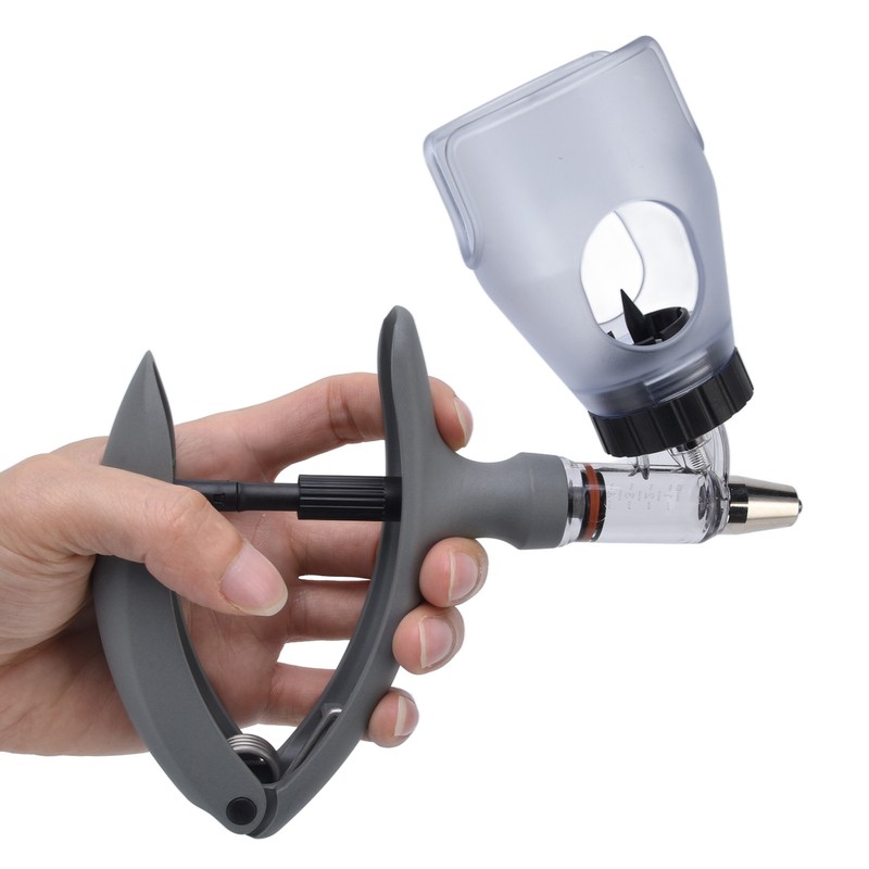 5ml Animal Injector Adjustable and Continuous Animal Syringe Injector for