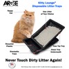 Kitty Lounge Disposable Litter Tray, Black, 25-Pack- Argee RG606/25