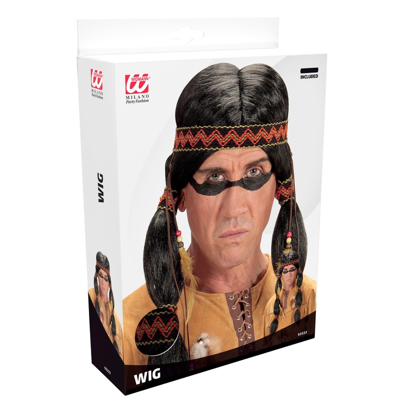 W WIDMANN Milano Party Fashion - Men's Indian Wig