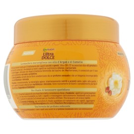 GARNIER Ultradolce Mask Jar Wonderful Argan/Camellia 300 Ml. Hair Conditioner
