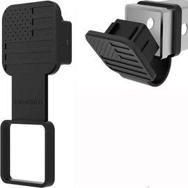 USA Black Flag Hitch Cover Plug (Fit 2" receivers)