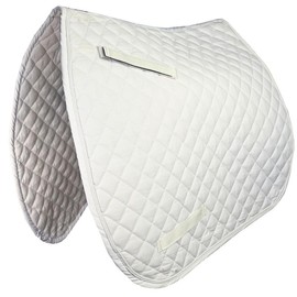 Gatsby Premium Cotton Dressage Saddle Pad - Color: Black, Size: 22", Pack Of: 1