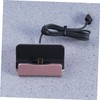 jojofuny 3pcs Creative Rose Gold Desktop Charging Dock Station for