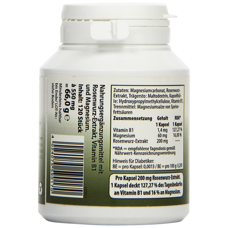 Avitale Rose Root Capsules 200 mg Pack of 1 x