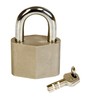 Rolson 66532 50mm Normal Shackle Diamond Padlock, Nylon/A