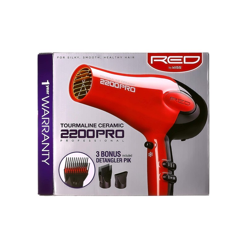 RED by Kiss Tourmaline Ceramic 2200W PRO - Professional Hair