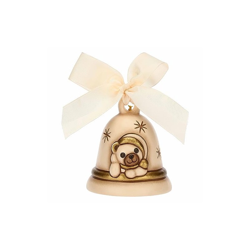 THUN - Bell Limited Edition 2023 Cream with Ceramic Teddy