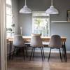 LEDSone White Metal Ceiling Lamp Shade Easy Fit Light Pendant