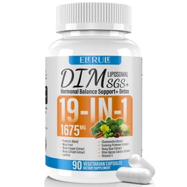 DIM Supplement with SGS – 1675 mg, Estrogen Metabolism & Cellular Health Formula, with Antioxidant-Rich Blend, 90 Vegan Capsules for Women & Men, 45-Day Supply